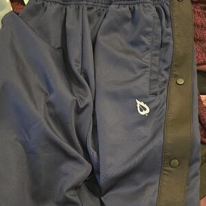 Baleaf Men's Dark Blue Joggers with Black Accents
